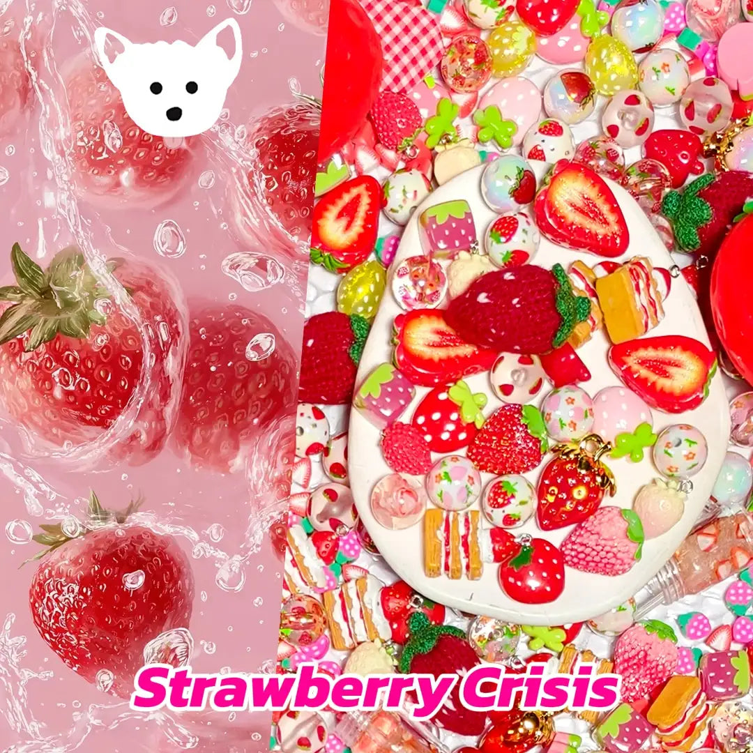 [New Arrival+1 Scoop] Strawberry Crisis for Bracelet/Hanging/Pen - Open in live
