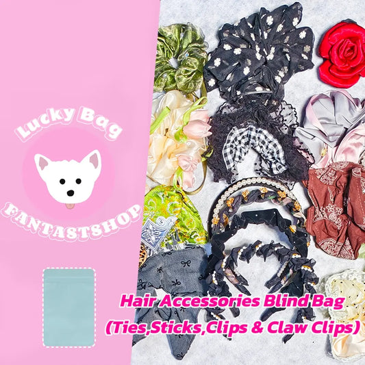 [Renew+10% Extra] Hair Accessories Blind Bag - Open in live