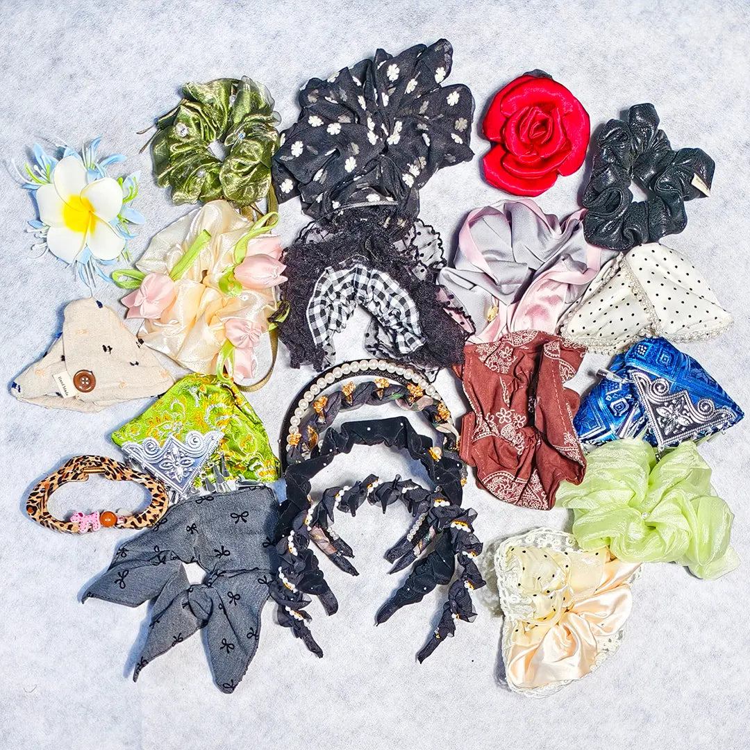 [Renew+10% Extra] Hair Accessories Blind Bag - Open in live