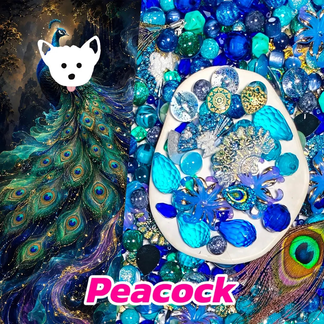 [New Arrival+1 Scoop] Peacock for Bracelet/Hanging/Pen - Open in live