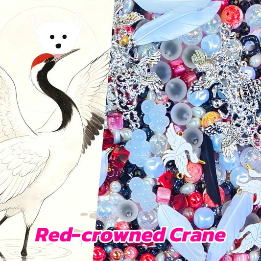Red-crowned Crane for Hanging/Pen - Open in live
