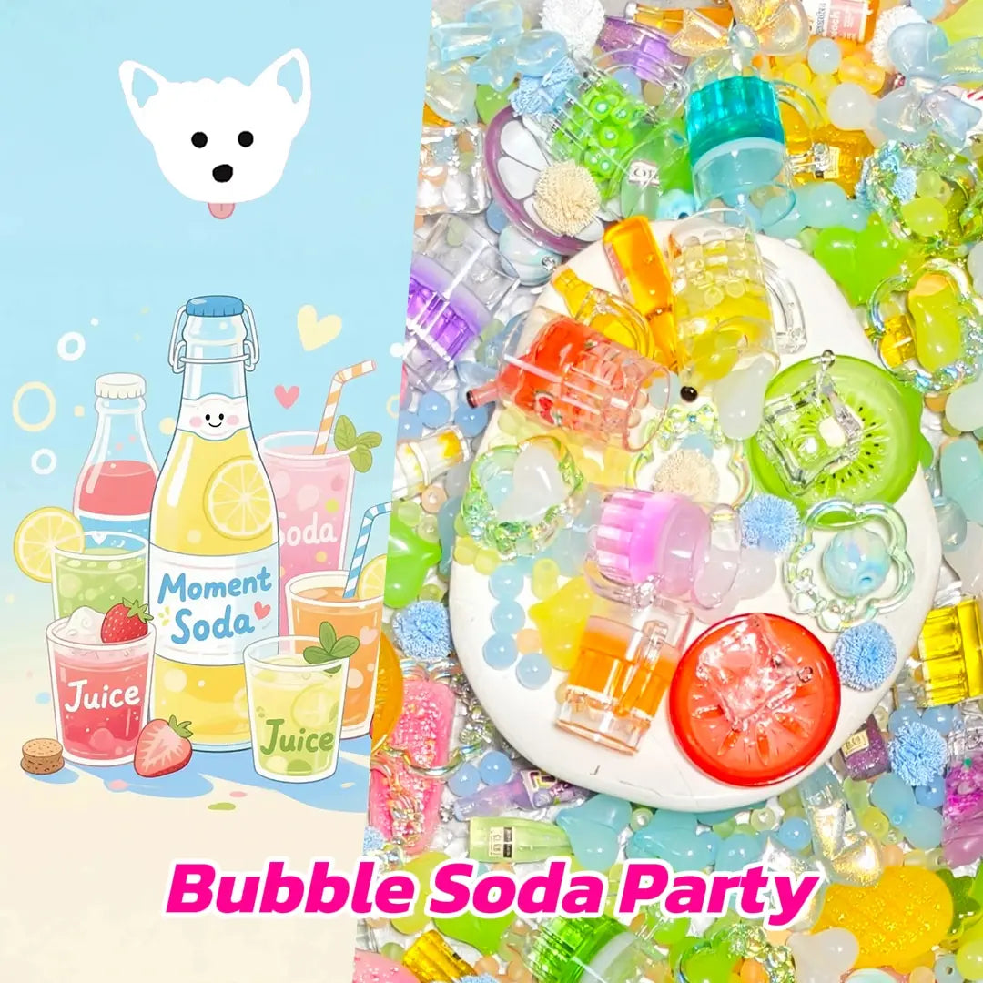 [New Arrival] Bubble Soda Party for Bracelet/Hanging/Pen - Open in live