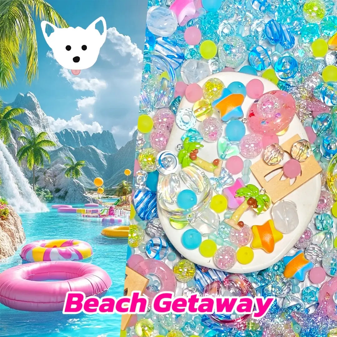 [New Arrival] Beach Getaway for Bracelet/Hanging/Pen - Open in live