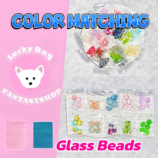 [Renew+10% Extra]【Color Match+Letter Match】DIY Glass Beads Blind Bags for Bracelet - Open in live