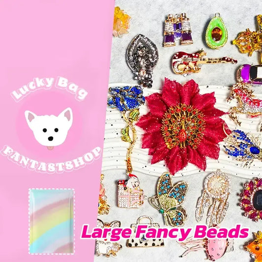 [Renew+10% Extra] Fancy Beads Blind Bag for Beadable Pen/Keychain - Open in live
