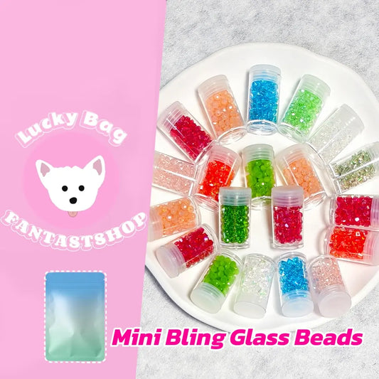 [New Arrival+10%Extra] Mini Bling Glass Beads Blind Bags for Bracelet/Keychain - Open in live