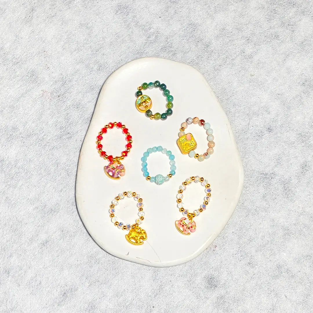 Seed Beads Ring - Open in live