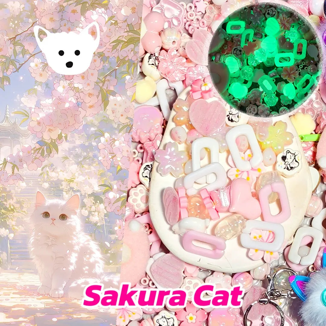 [New Arrival] Sakura Cat for Hanging/Pen - Open in live