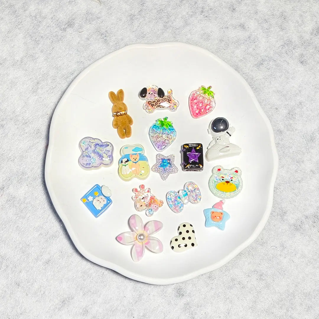 [Renew+10% Extra] Resin Patch Blind Bag for Beadable Pen/Keychain - Open in live