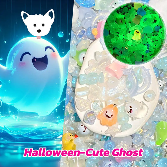 [New Arrival+1 Scoop][Glowing] Halloween-Cute Ghost for Hanging/Pen - Open in live