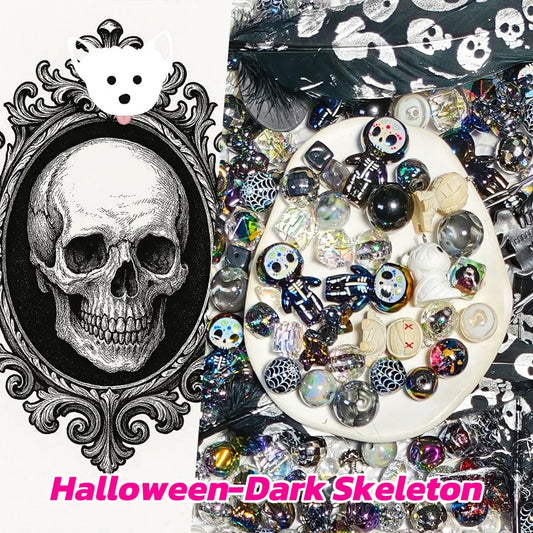 [New Arrival+1 Scoop] Halloween-Dark Skeleton for Hanging/Pen - Open in live