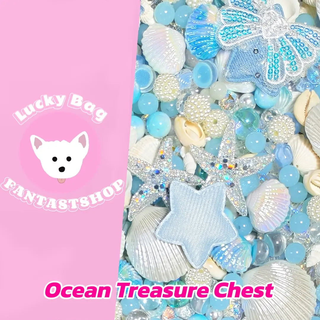 [New Arrival+1 Scoop] Ocean Treasure Chest for Bracelet/Hanging/Pen - Open in live
