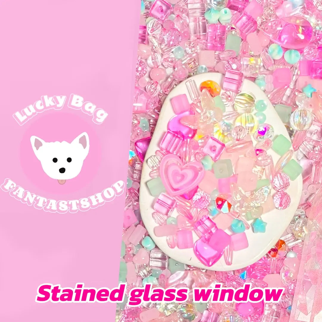 [New Arrival+1 Scoop] Stained Glass Window for Bracelet/Hanging/Pen - Open in live