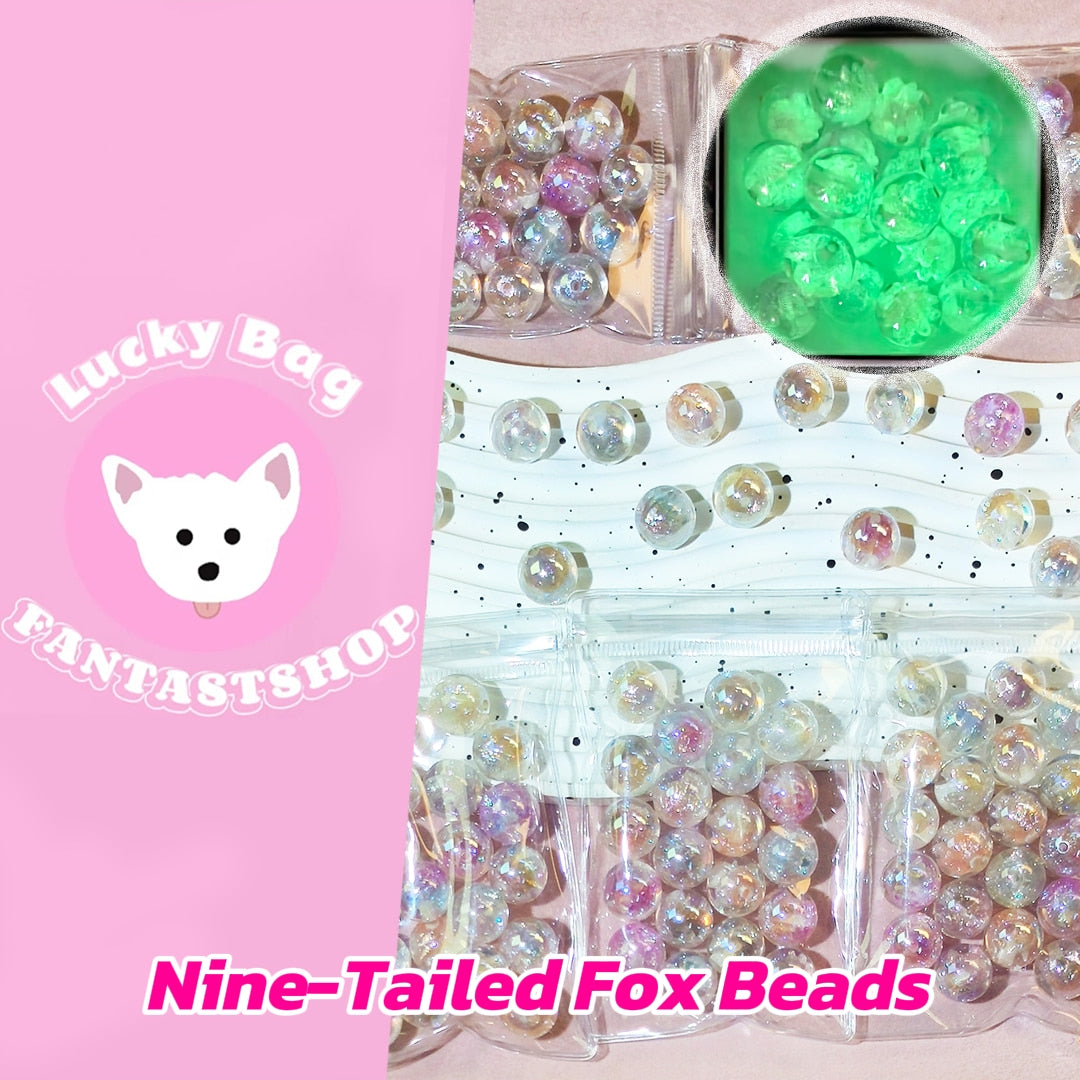 [New Arrival][Glowing] Nine-Tailed Fox Beads for Hanging/Pen - Open in live
