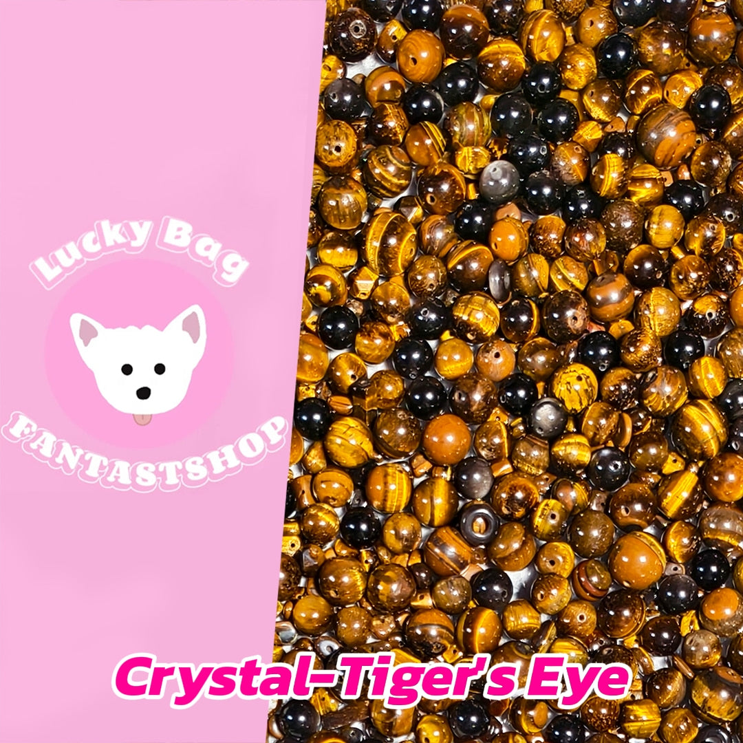 [New Arrival][FTS Mix Box] Crystal-Tiger's Eye for Bracelet/Necklace- Open in live
