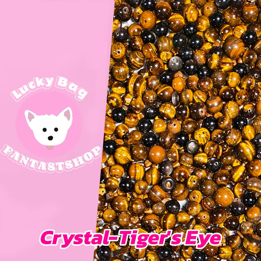 [FTS Mix Box] Crystal-Tiger's Eye for Bracelet/Necklace- Open in live