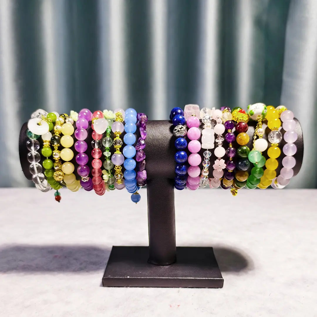 [New Arrival+10% Extra] Natural Crystal Bracelet Blind Bag - Open in live
