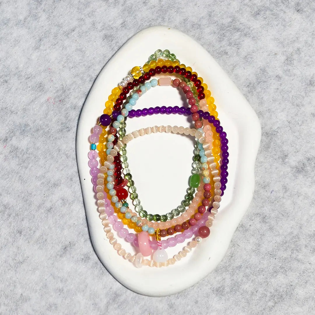 [New Arrival+10% Extra] Natural Crystal Bracelet Blind Bag - Open in live