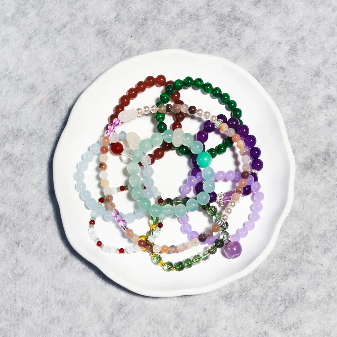 [New Arrival+10% Extra] Natural Crystal Bracelet Blind Bag - Open in live
