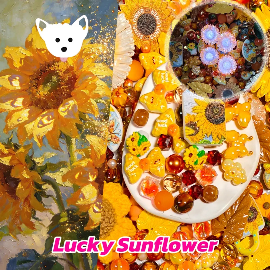 Lucky Sunflower for Hanging/Pen - Open in live