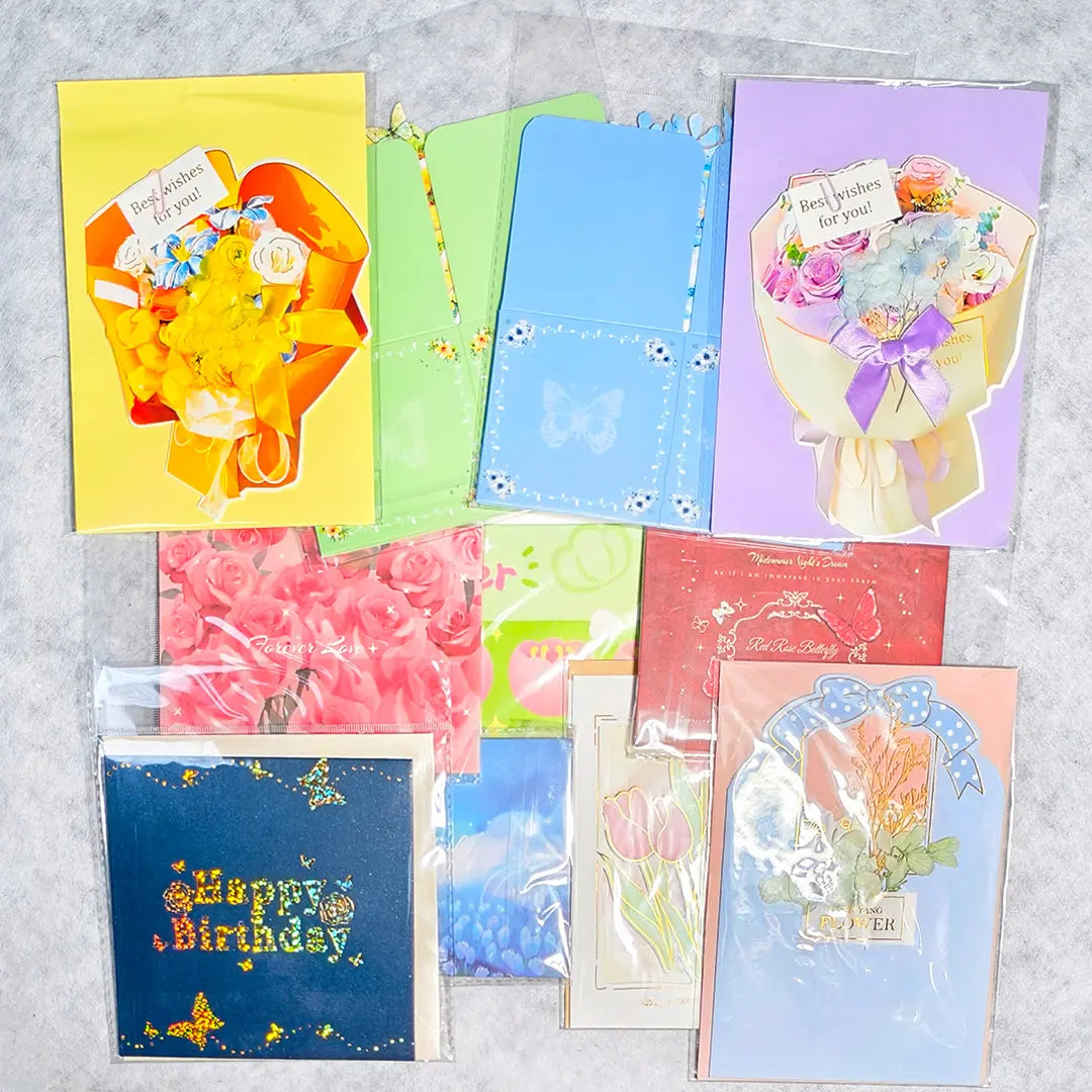[NEW][Every 3 Number Beads=1 Extra] Greeting Card Blind Bag - Open in live