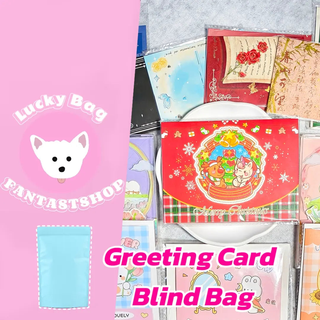 [NEW][Every 3 Number Beads=1 Extra] Greeting Card Blind Bag - Open in live