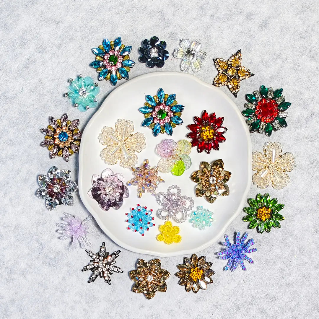 Glass Flower Component Blind Bag for Pen - Open in live
