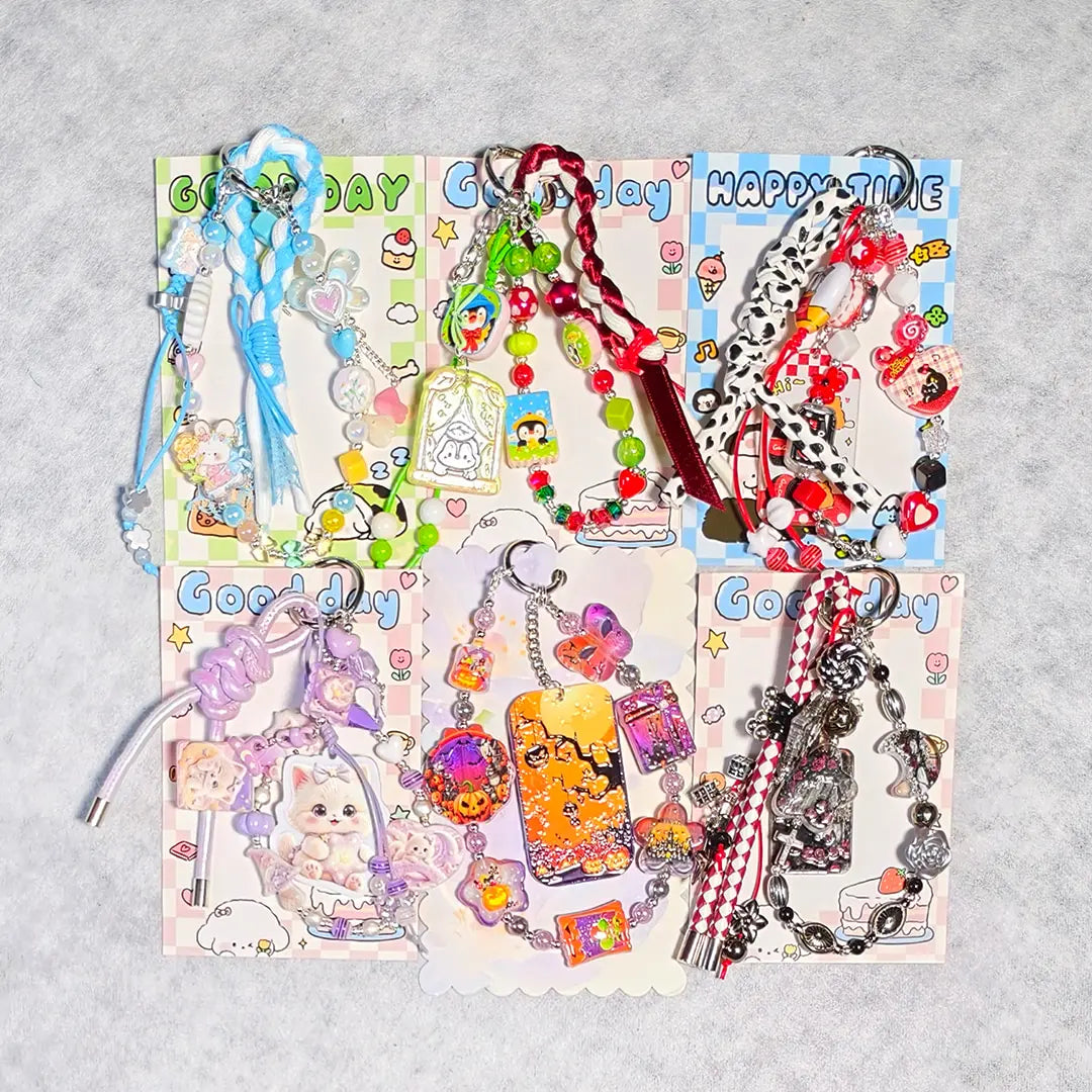 [New Arrival+10% Extra] Embossed Phone Chain Blind Bag - Open in live
