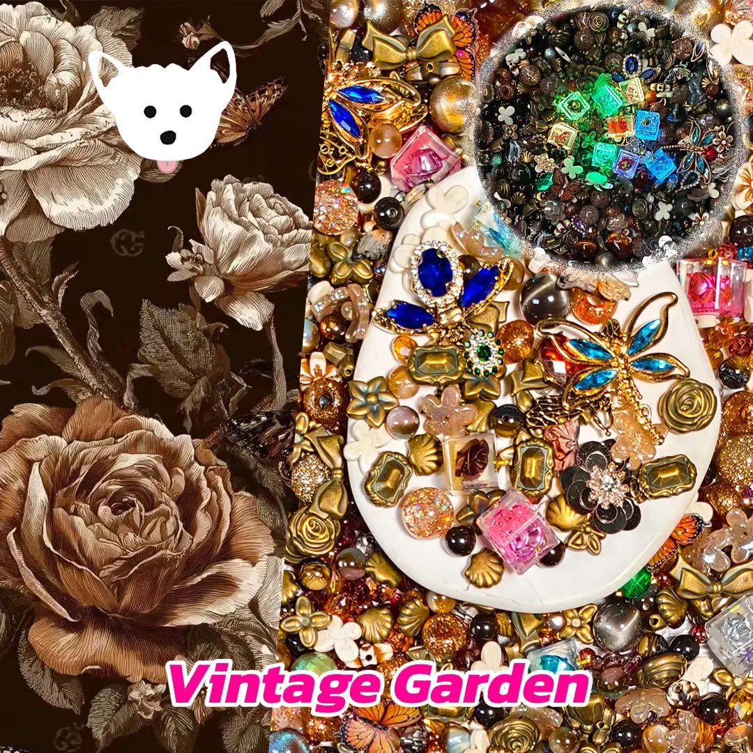 [New Arrival+1 Scoop] Vintage Garden for Bracelet/Hanging/Pen - Open in live