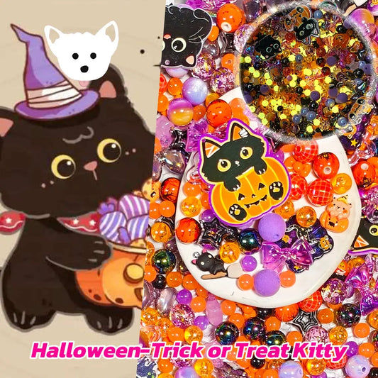 [New Arrival+1 Scoop] Halloween-Trick or Treat Kitty for Hanging/Pen - Open in live