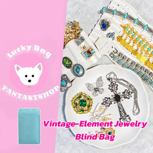 [New Arrival+10% Extra] Vintage-Element Jewelry Blind Bag for Pen - Open in live