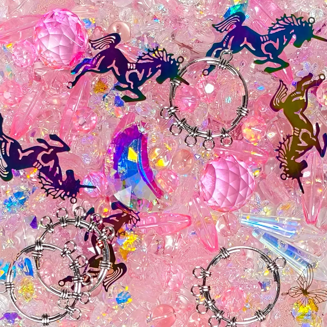 [New Arrival][FTS Mix Box] Pink Aurora Unicorn for Sun Catcher - Open in live