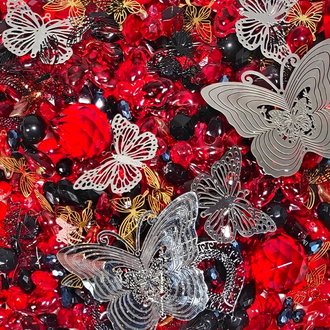 [New Arrival][FTS Mix Box] Crimson Noir Butterfly for Sun Catcher - Open in live