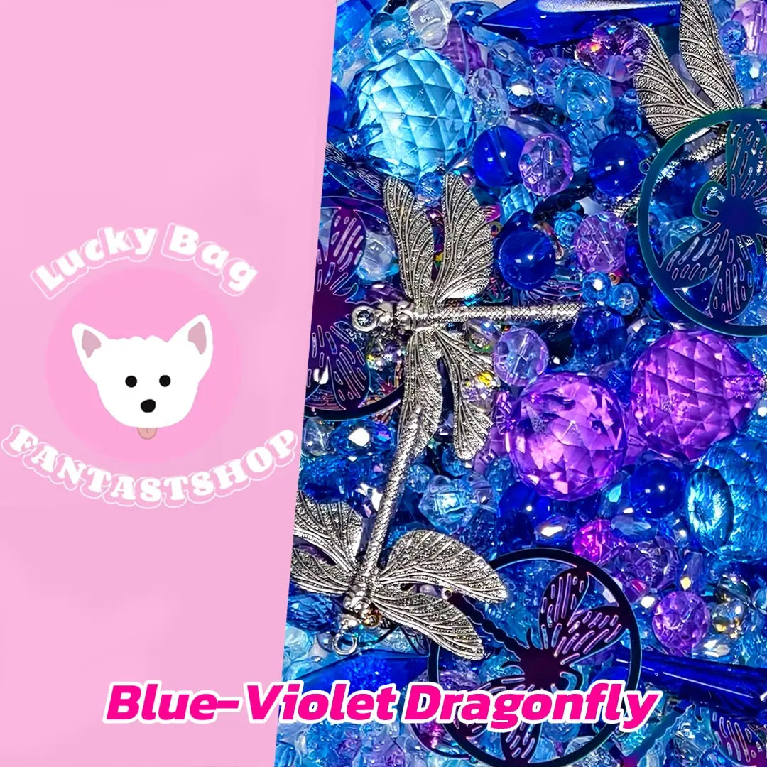 [New Arrival][FTS Mix Box] Blue‑Violet Dragonfly for Sun Catcher - Open in live