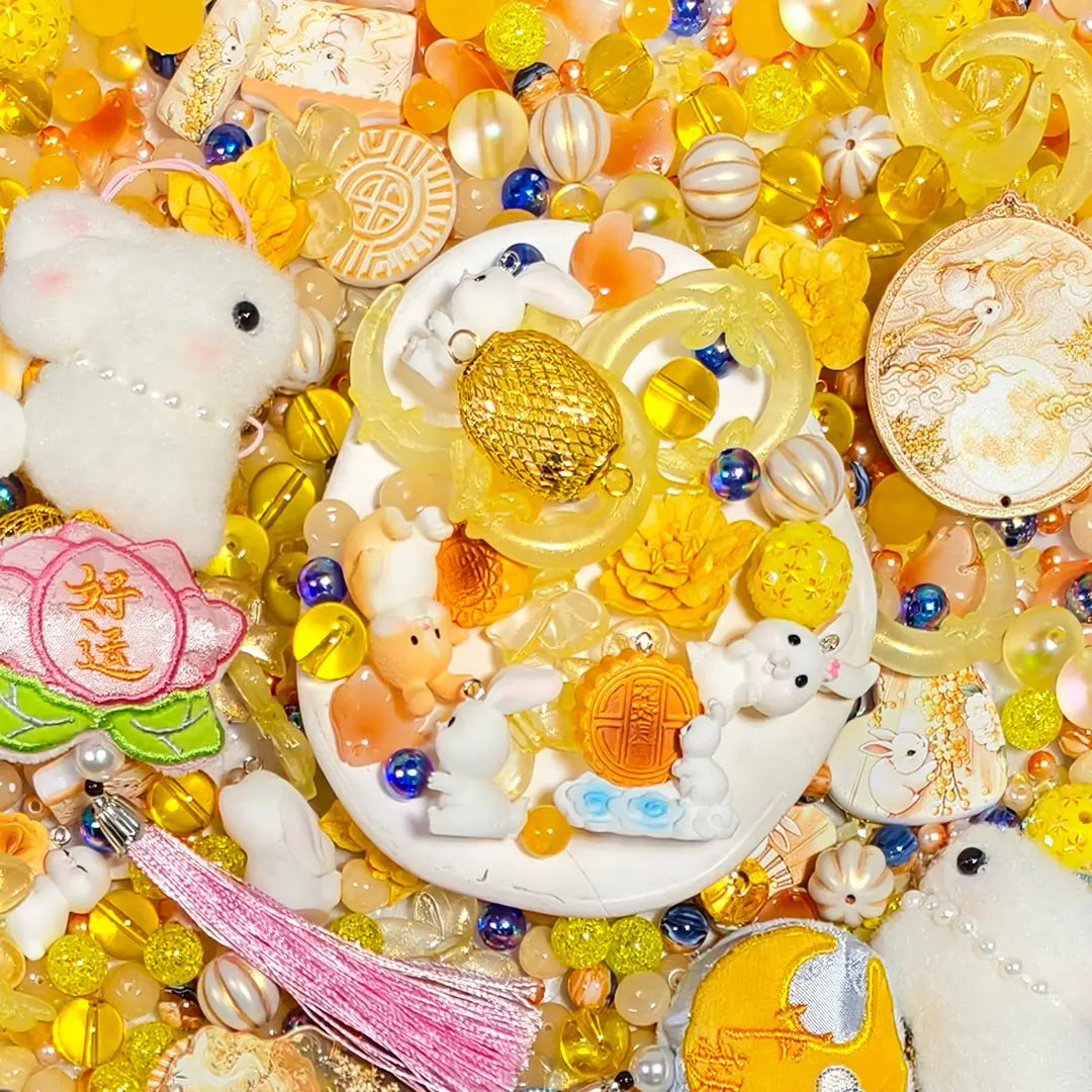 [New Arrival+1 Scoop] Full Moon Mid-Autumn for Bracelet/Hanging/Pen - Open in live