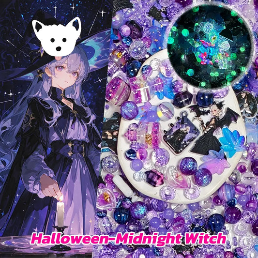 [New Arrival+1 Scoop] Halloween-Midnight Witch for Bracelet/Hanging/Pen - Open in live