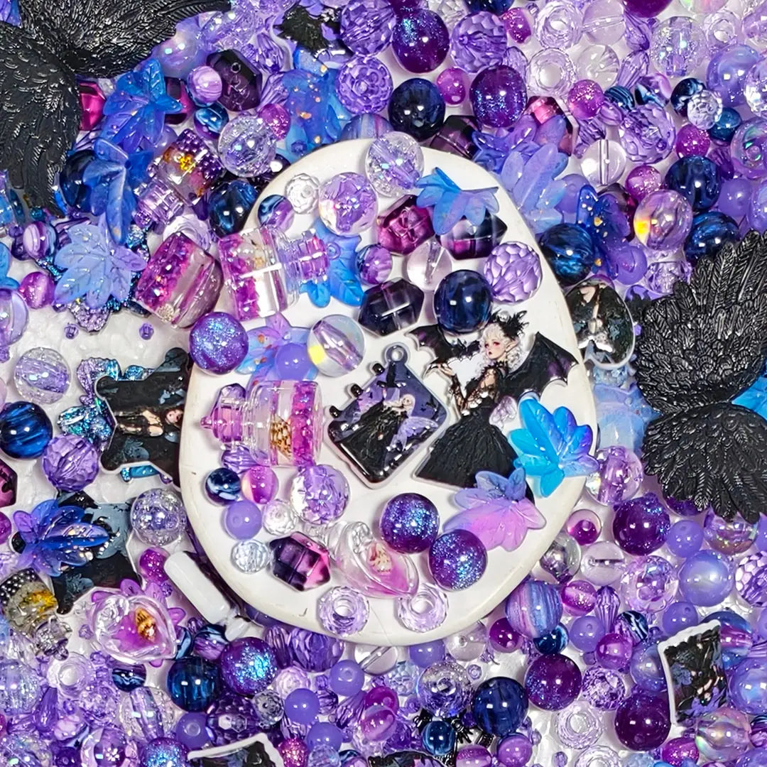 [New Arrival+1 Scoop] Halloween-Midnight Witch for Bracelet/Hanging/Pen - Open in live