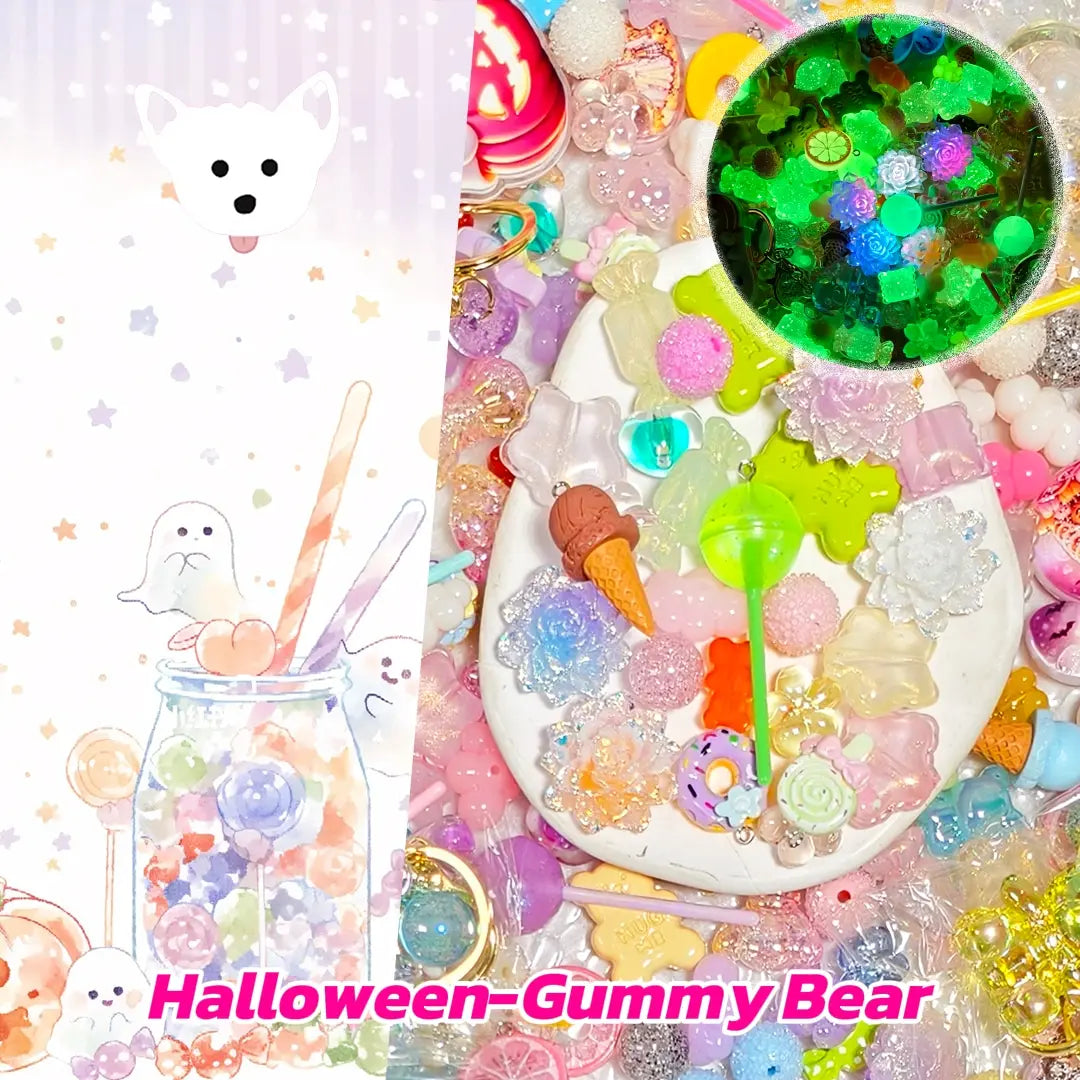 [New Arrival+1 Scoop] Halloween-Gummy Bear for Hanging/Pen - Open in live