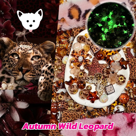 [New Arrival+1 Scoop] Autumn Wild Leopard for Bracelet/Hanging/Pen - Open in live