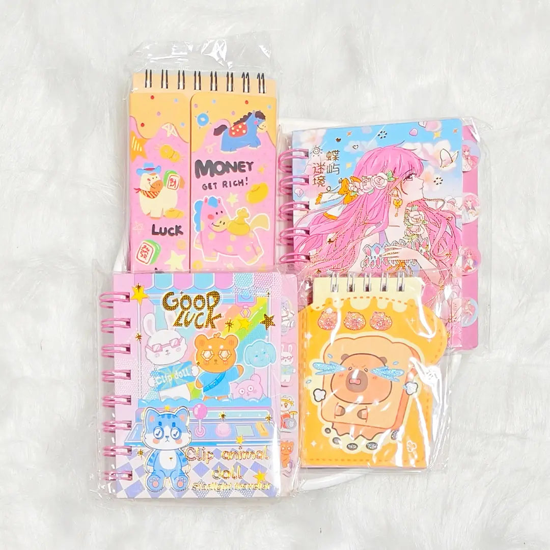 [New Arrival+ 10% Extra] Pocket Spiral Notebook Blind Bag - Open in live