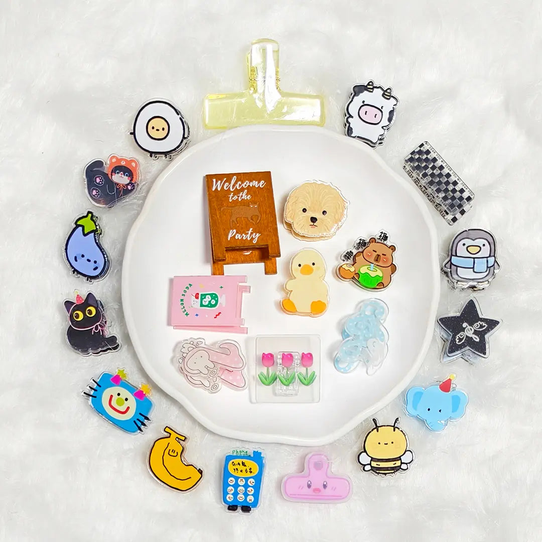 [New Arrival+ 10% Extra] Note Clip Blind Bag - Open in live