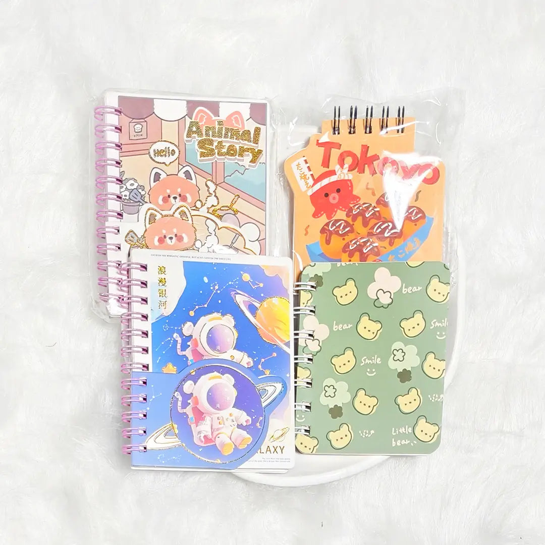 [New Arrival+ 10% Extra] Pocket Spiral Notebook Blind Bag - Open in live