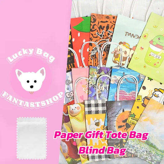 [New Arrival+10% Extra] Paper Gift Tote Bag Blind Bag - Open in live