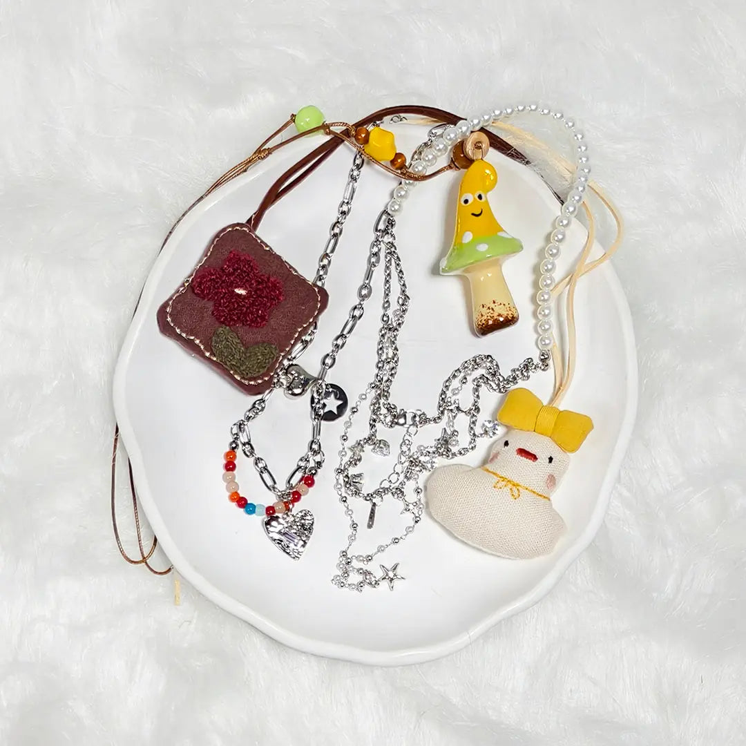 [New Arrival+10% Extra] Charm Necklace Blind Bag - Open in live