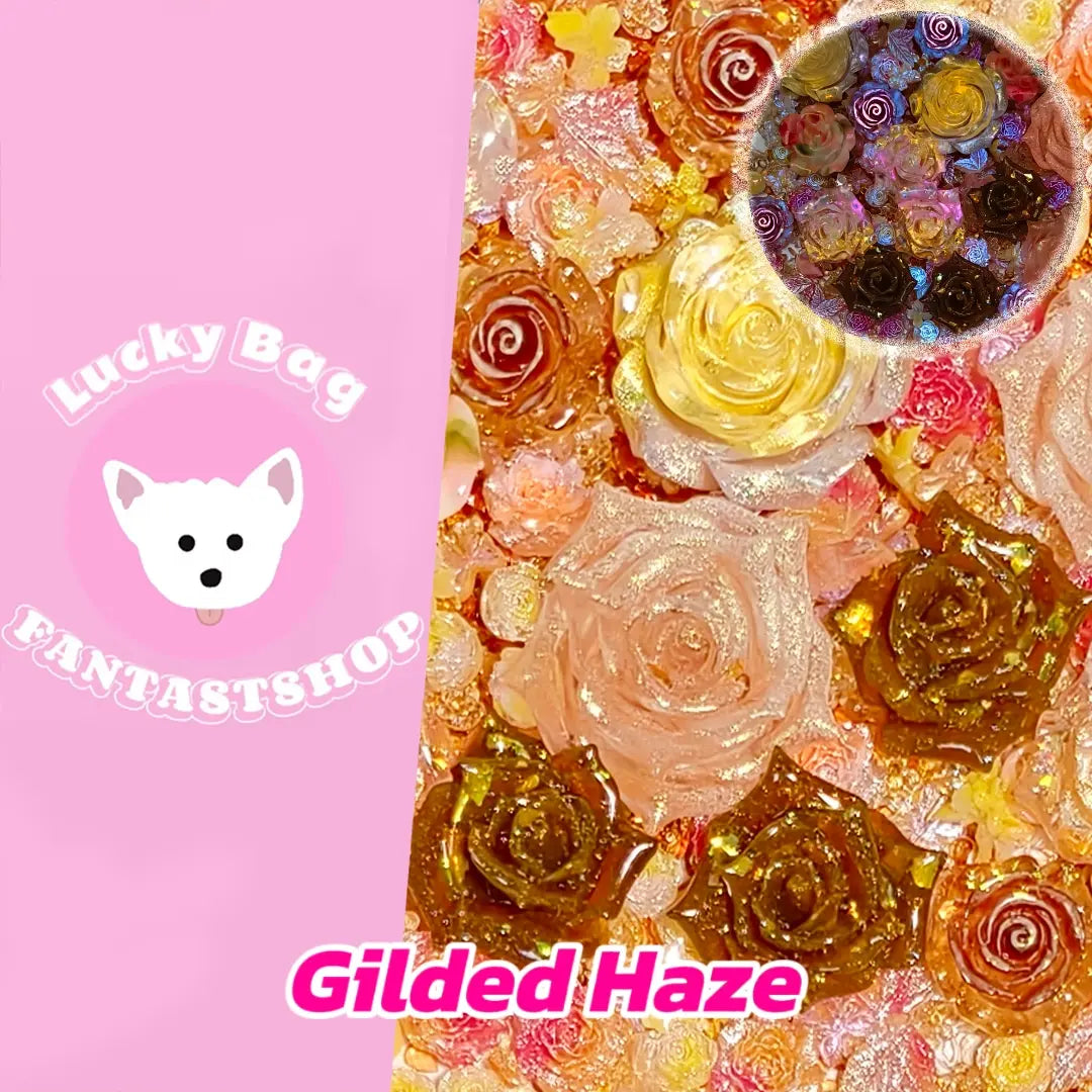[New Arrival+1 Scoop] Gilded Haze for Nail Decor/Pen/Pen Bead/Keychain/Sticker Decor - Open in live