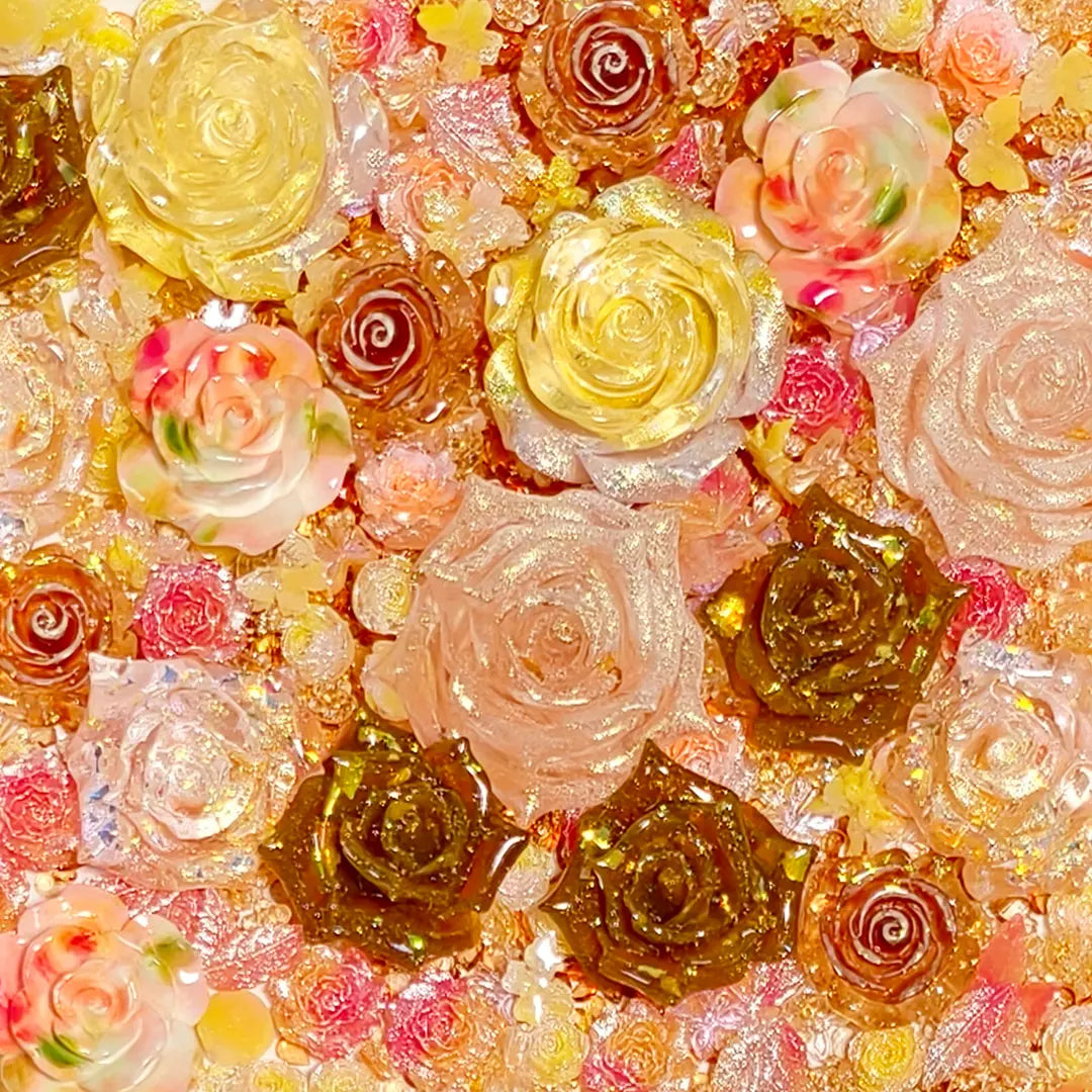 [New Arrival+1 Scoop] Gilded Haze for Nail Decor/Pen/Pen Bead/Keychain/Sticker Decor - Open in live