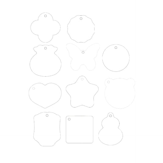 【Offline-Packing] Acrylic Tags + Double-sided Tapes