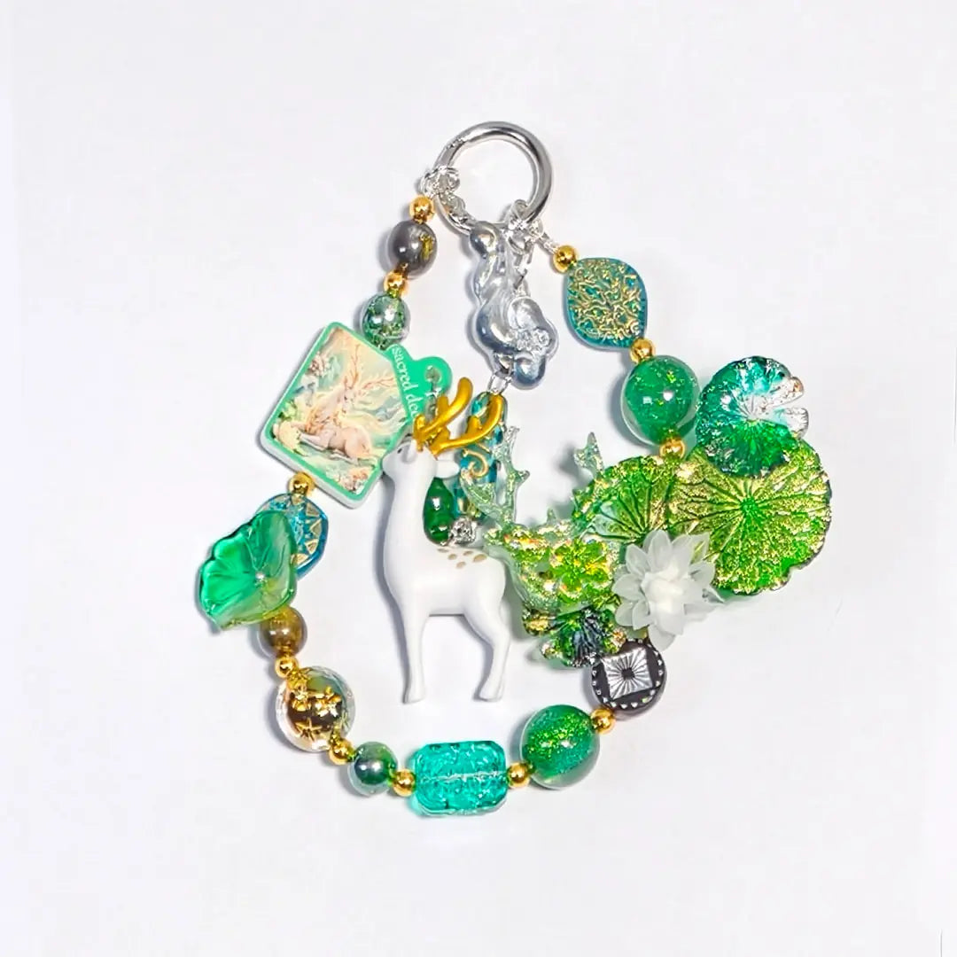 [New Arrival+2 Scoop] Baize Sacred Stag for Bracelet/Hanging/Pen - Open in live