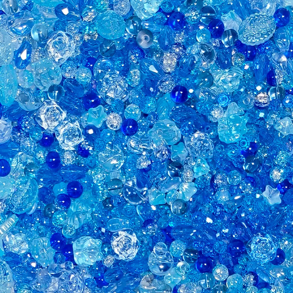 [New Arrival] [FTS Mix Box] Iridescent Glass Party for Bracelet/Hanging - Open in live