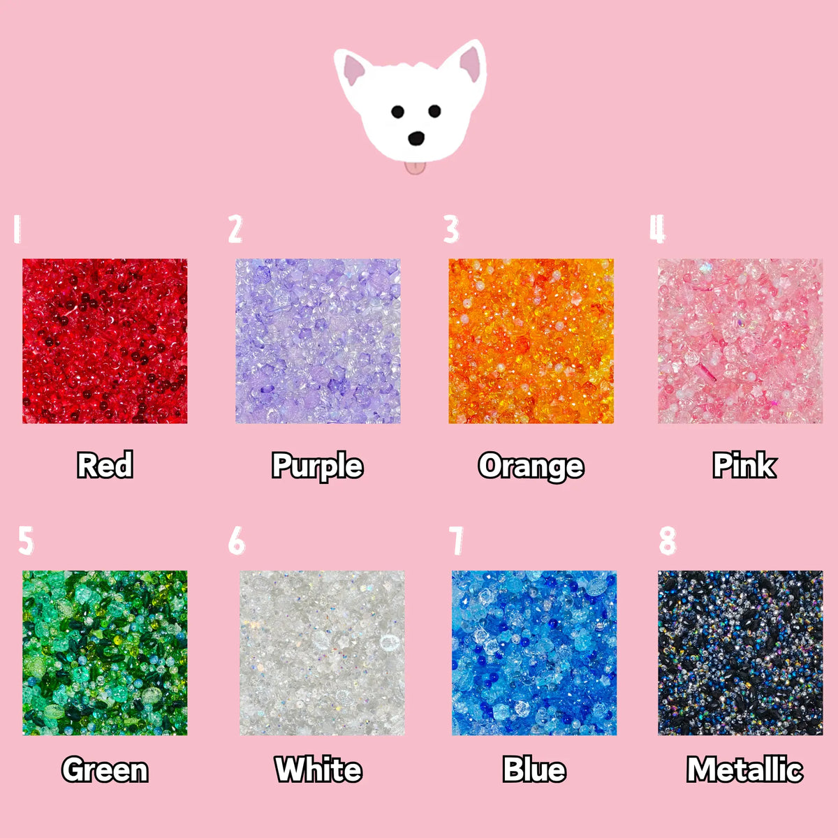 [New Arrival] [FTS Mix Box] Iridescent Glass Party for Bracelet/Hanging - Open in live